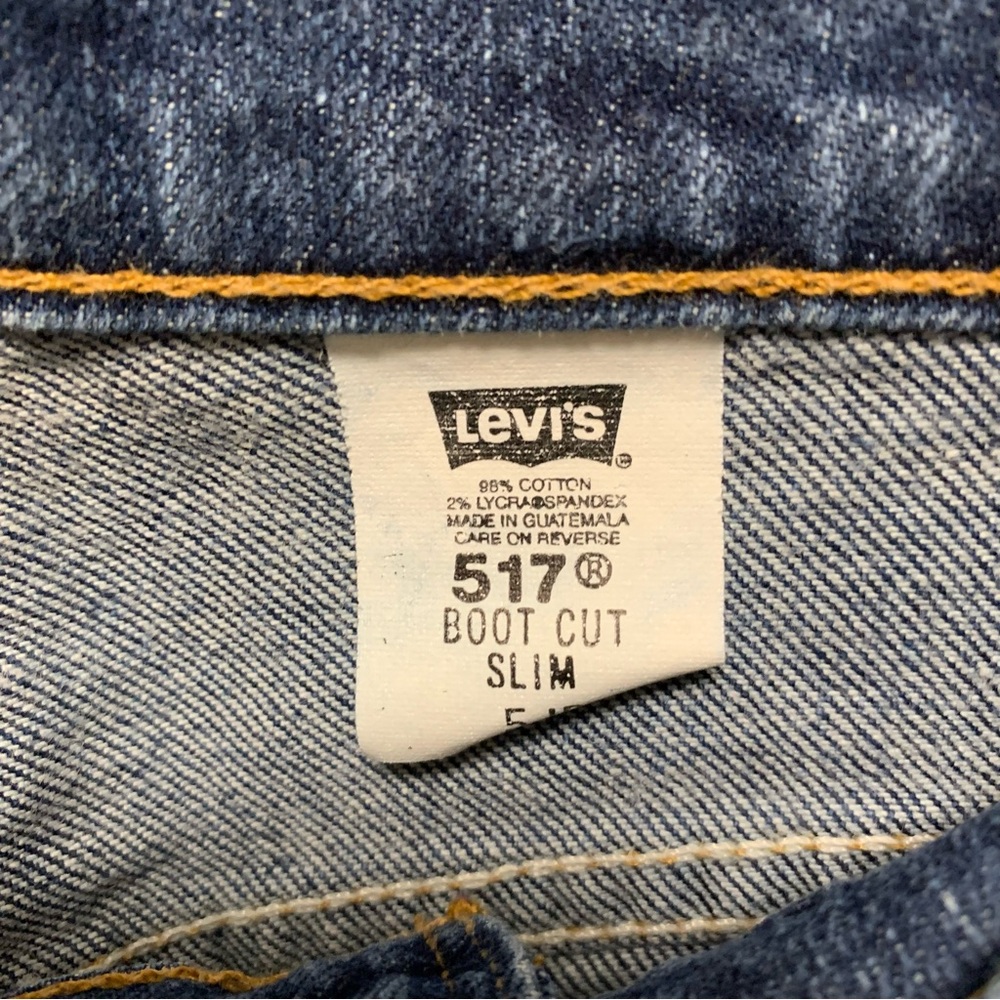 Levi’s petite 517 bootcut slim dark wash high waisted jeans - Picture 4 of 11
